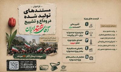  فراخوان جشنواره بین‌المللی فیلم مقاومت برای دریافت مستندهای آیین وداع و تشییع «آقای شهید ایران» | مجموعه رسانه ای صبا