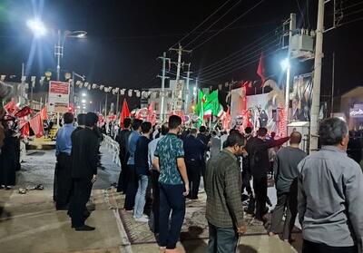  طنین فریادهای «مرگ بر استکبار» در بندر دیر - تسنیم