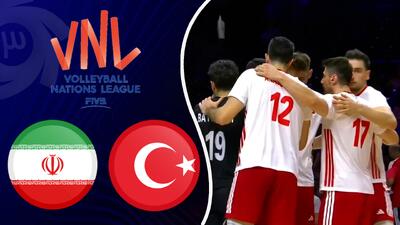  خلاصه والیبال ترکیه 3 - ایران 1