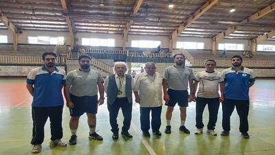 صدرنشینی بهمن موتور قائمشهر در لیگ پیشکسوتان هندبال مازندران