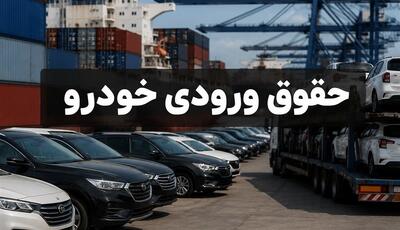 حقوق ورودی پایین خودرو جانبازان؛ تعرفه4درصدی در برابر تعرفه تجاری