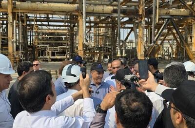  بازدید معاون اجرایی رئیس‌جمهور و وزیر نیرو از پارس جنوبی