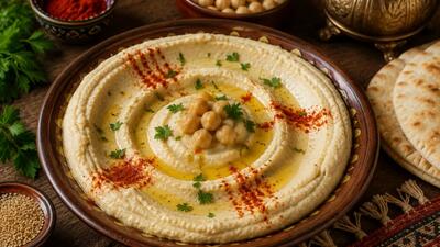  طرز تهیه حمص با ارده؛ دیپ عربی نرم، خامه ای و خوشمزه به روش اصیل