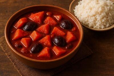طرز تهیه خورشت هندوانه؛ طعمی ملس و متفاوت (بدون گوشت)