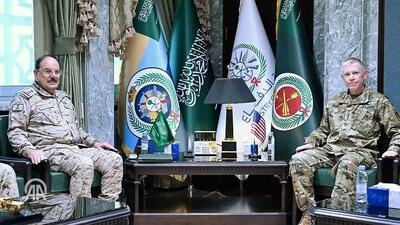  فرماندهان نظامی آمریکا و عربستان دیدار کردند