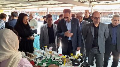 نمایشگاه محصولات مشاغل خرد و خانگی در مرند افتتاح شد