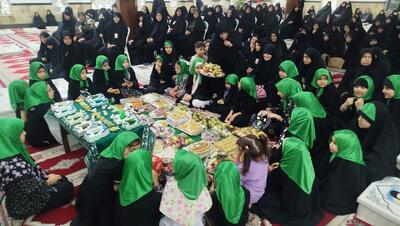  مراسم عزاداری ماه صفر با محوریت شهادت حضرت رقیه (س) در آستانه اشرفیه