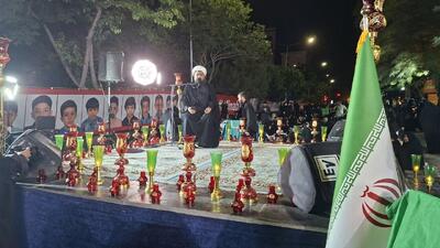  حال و هوای کودکانه در مراسم عزاداری حضرت رقیه(س) در مشهد