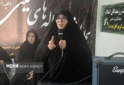  زنان ایران راه زینب(س) را ادامه می‌دهند