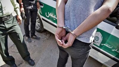  فیلم لحظه دستگیری عامل تشویش اذهان عمومی در تهران