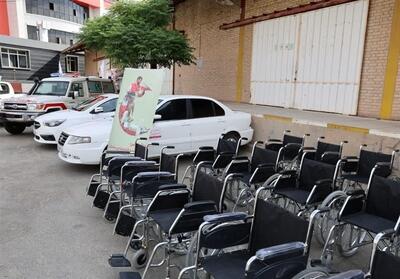  6 ویلچر برقی به توان‌یابان چرام اهدا شد فیلم - تسنیم