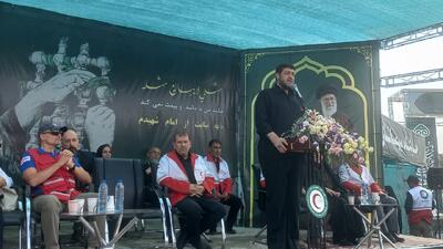  کولیوند: امدادگران هلال‌احمر، سربازان بی‌سنگر مقاومت هستند