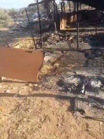  شهرک‌نشینان صهیونیست اموال کشاورزان فلسطینی را به آتش کشیدند