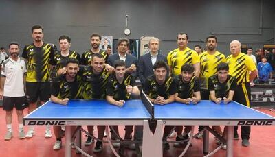  سپاهان قهرمان لیگ تنیس روی میز شد