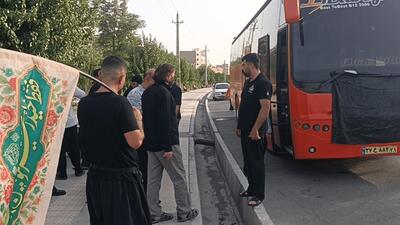  خدمات‌رسانی ناوگان‌ اتوبوسرانی اسلامشهر به زائرین‌اربعین