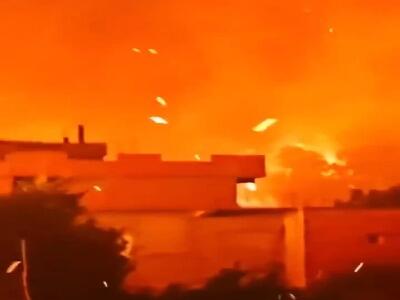  آتش‌سوزی‌های گسترده در الجزایر