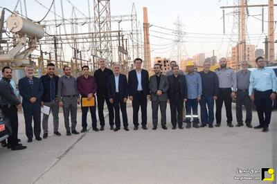 بازدید مدیرعامل شرکت توانیر از پستهای کلیدی خوزستان