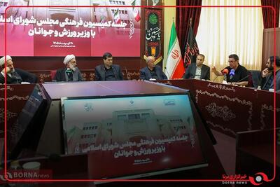  جلسه کمیسیون فرهنگی مجلس شورای اسلامی با وزیر ورزش و جوانان