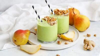  طرز تهیه اسموتی سیب و گلابی نوشیدنی خنک و مقوی برای تمام فصول