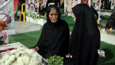  تشییع پیکر مطهر شهدای شناسایی‌شده مدرسه شجره طیبه میناب در روز چهارشنبه