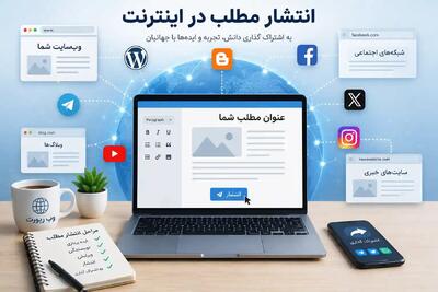  انتشار مطلب در اینترنت؛ بهترین راه برای دیده شدن برندها با WebReport.ir