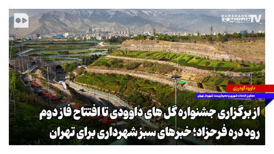 خبرهای سبز شهرداری برای تهران؛ از برگزاری جشنواره گلهای داوودی تا افتتاح فاز دوم رود دره فرحزاد