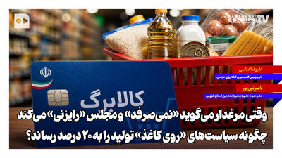 وقتی مرغدار میگوید «نمیصرفد» و مجلس «رایزنی» میکند؛ چگونه سیاستهای «روی کاغذ» تولید را به ۲۰ درصد رساند؟