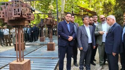 بازدید صالحی امیری از عمارت علاءالسلطنه تهران