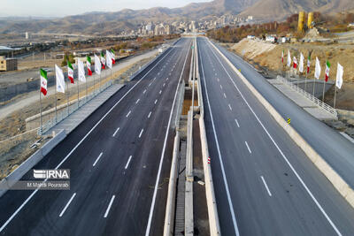  قطعه سوم آزاد راه شهید سلیمانی کرج زیر بار ترافیک رفت