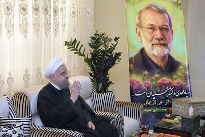  روحانی: شهید لاریجانی جزو چهره‌های نادر عصر ما بود/ جای این شهید در مدیریت کشور خالی است