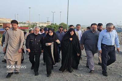 سخنگوی دولت از بخشهای آسیبدیده بندر شهید کلانتری چابهار بازدید کرد