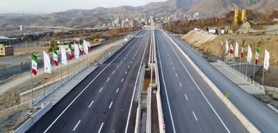  قطعه سوم آزاد راه شهید سلیمانی کرج زیر بار ترافیک رفت