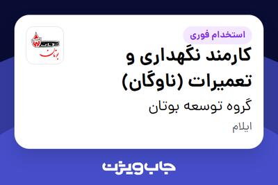  استخدام کارمند نگهداری و تعمیرات (ناوگان) در گروه توسعه بوتان