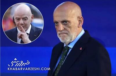 حمله تباس به رئیس فیفا: اینفانتینو برو تا فوتبال را نابود نکردی/ شانس آوردند آمریکا حذف شد/ وقفههای خنککننده دروغ بود/ نمیدانم سکوت بدتر است یا شراکت در جرم!