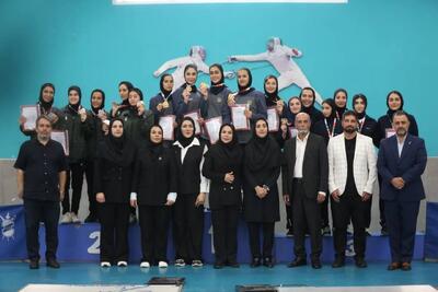  درخشش چادرملو و سپاهان در لیگ برتر شمشیربازی بانوان؛ رقابت‌های ۳ اسلحه به پایان رسید