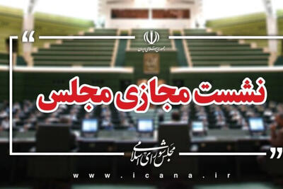 اولین جلسه آزمایشی نشست مجازی مجلس برگزار شد