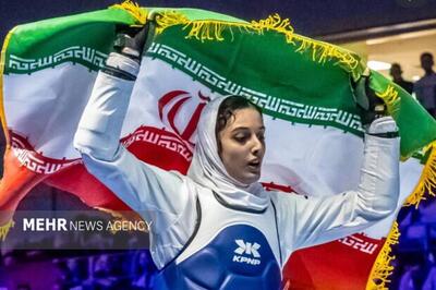  حنا زرین کمر تنها طلای ایران را کسب کرد - پارس فوتبال