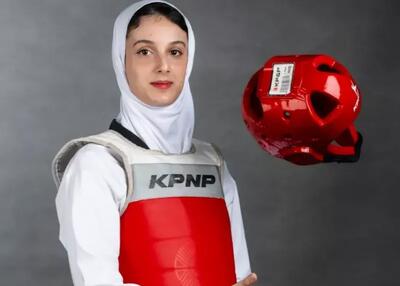  حنا دختر طلایی تکواندوی ایران در کره