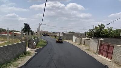 ۲ هزار و ۵۰۰ مترمربع از معابر روستای خیوهلی آق قلا آسفالت شد