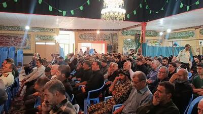  برگزاری مراسم یادواره قائد شهید امت در روستای گردشگری توآباد + عکس