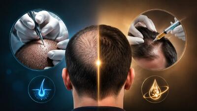 کاشت مو یا مزوتراپی؟ بررسی تفاوت ها، مزایا و نتایج هر روش