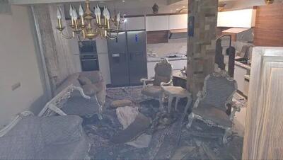 انفجار منزل مسکونی ۲ طبقه در نارمک