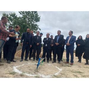  ساختمان جدید بخشداری یانه‌سر بهشهر کلنگ‌زنی شد