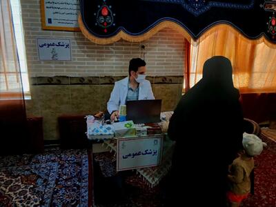  ارائه خدمات رایگان درمانی به مناطق عشایری و محروم کرمانشاه در قالب طرح شهید سلامی