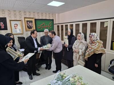  تجلیل مدیر بهزیستی شهرستان کرج از خیرین