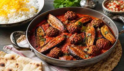 طرز تهیه مشته بادمجان شیرازی غذای سنتی و خوشمزه