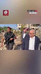  بازدید نخست‌وزیر لبنان از روستای آزاد شده