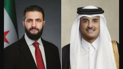  گفت‌وگوی تلفنی امیر قطر و الجولانی درباره تنش در منطقه