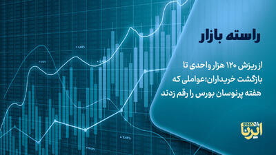 از ریزش ۱۲۰ هزار واحدی تا بازگشت خریداران؛ عواملی که هفته پرنوسان بورس را رقم زدند