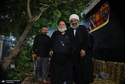  عزاداری دهه اول ماه صفر در بیت مرحوم آیت الله حاج نصرالله شاه آبادی‎ (ره)